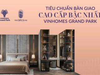 Nhận booking 50triệu the opus one căn hộ chuẩn resort  đẳng cấp  sang trọng bậc nhất vhgp