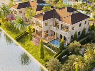 Biệt thự châu âu park village 513m2 kênh đào view công viên, compound, mua cđt, số lượng khan hiếm