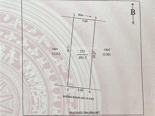 Bán đất hướng nam đường 12m vị trí đẹp trung tâm giá hơn 3 tỷ