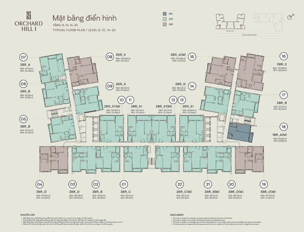 Bán căn hộ ORCHARD HILL thành phố mới bình dương, giá chỉ 48tr/m, cđt capitaland 