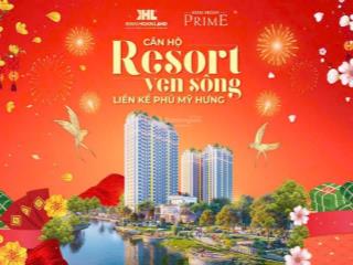 Căn hộ resort ven sông liền kề kđt phú mỹ hưng thanh toán nhàn hạ chỉ 480tr chiết khấu từ cđt 12%