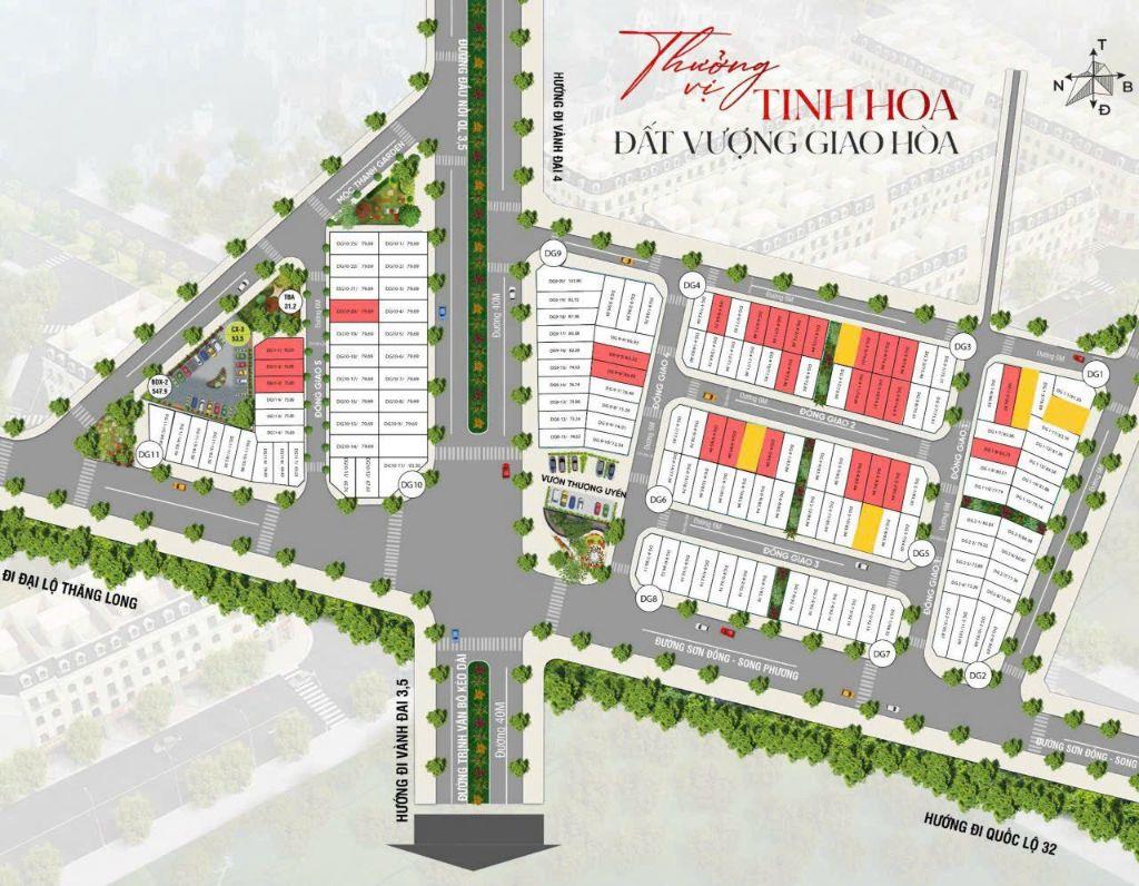 Bán gấp 02 lô SH Sơn Đồng Center, 80m2-93m2 mặt Nguyễn Viết Thứ, giá chỉ 23.3 tỷ