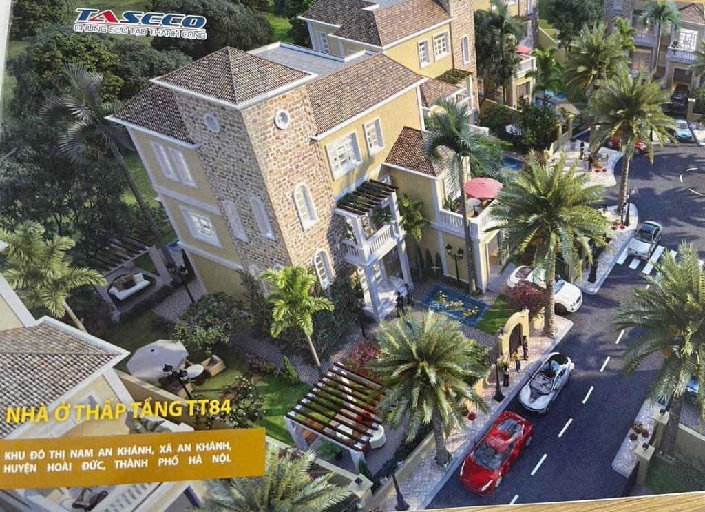 Bán biệt thự 650m2 dãy TT84 Nam An Khánh, view hồ, sđcc, giá đầu tư