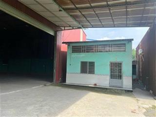 Cho thuê 1200m2 đất có 900m2 xưởng đường container bình điện 250kwa chỉ 40 tr/ th