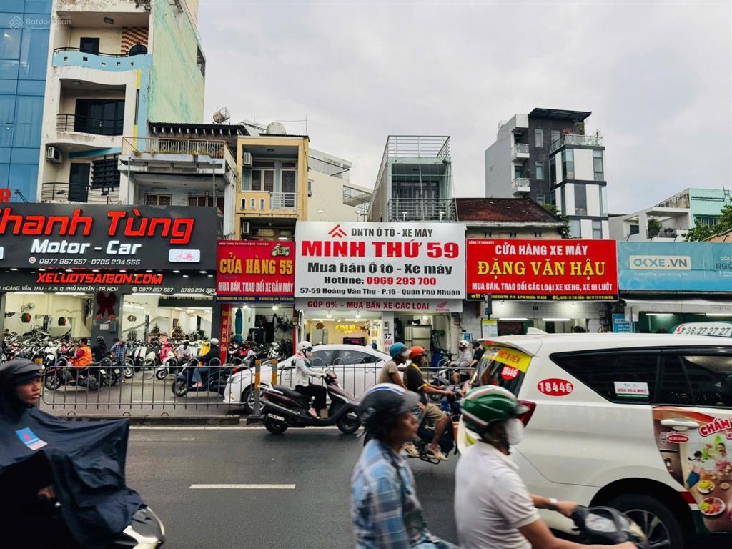 Bán nhà mặt tiền đường hoàng văn thụ, phú nhuận dt 8x18m giá 31 tỷ hđt 60 triệu/tháng