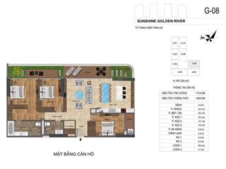 Bán cc cao cấp golden river vườn trên cao, view hồ tây, 141,5m2 đến 161,8m2, giá rẻ nhất thị trường