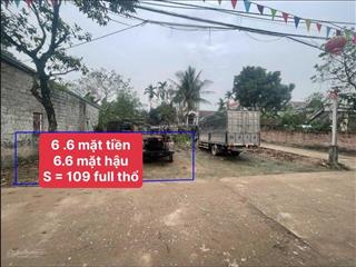 Chính chủ cần bán 109m2 full thổ cư tại lam điền chương mỹ hà nội giá rẻ  0866 836 *** mr lương