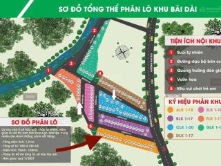 Chính chủ gửi bán lô đất 80m2 trục chính bãi dài. cách đại lộ thăng long 2km