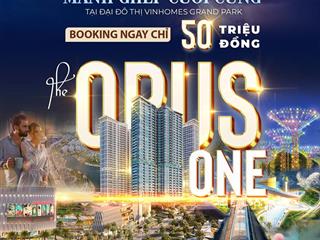 Cđt vinhomes mở bán căn hộ the opus one vị trí đẹp nhất | tầm view đẹp nhất, chiết khấu ưu đãi