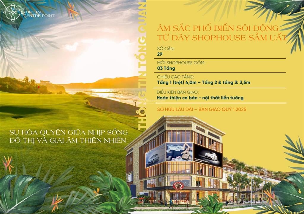 Mr. hiếu dic  bán shophouse dự án vung tau centre point. giá 11 tỷ