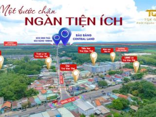 Đất mt đường 16m ngay chợ trừ văn thố bàu bàng, cách sân bay dầu tiếng 12km