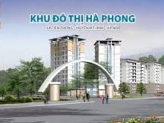 Bán đất biệt thự 2 mặt tiền cực đẹp tại hà phong mê linh