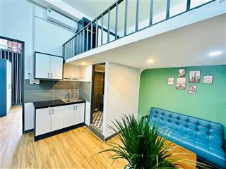 Căn hộ 2pn new %  xinh  bancol  full nội thất  hẻm siêu bự  kết hợp studio  + duplex gác cao