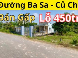 Lỗ 450 triệu. ngộp ngân hàng bán gấp đất 181m2 phước hiệp củ chi.