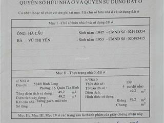 Bán nhà riêng quận tân phú gần aeon tân phú đi bộ 300m