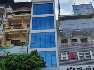 Cho thuê nhà nguyễn xiển, thanh xuân 75m2 x 6 tầng mt 5m thông sàn, có điều hòa, có thang máy