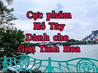 Bán biệt thự mặt hồ tây  mặt phố  quảng an  từ hoa  380m2  mặt tiền 12m  5t  giá 190 tỷ.