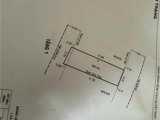 --Bán đất hẻm 62 Trương Công Định; 3,8x13 - hẻm 6m; phường 14 Tân Bình