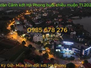 Bán Liền kề mặt 24, trục chính kinh doanh khu đô thị Hà Phong