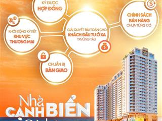 Căn hộ cao cấp vị trí đẹp, gần biển 3, x tỷ bàn giao full nội thất 76m2 chiết khấu cao cho nđt