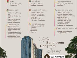 Bán căn hộ chung cư tại vũng tàu centre point, 3,8 tỷ vnd, 76,18 m2  view đẹp, gió biển thoáng mát