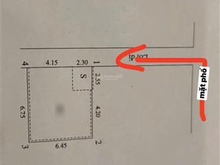 44m2  mặt tiền 6.45m  sổ 2005  5 bước ra mặt ngõ 3 gác  ô tô cách vài chục mét