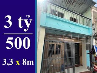 Bán nhà hẻm xe ba gác, Phường Tân Quy, Quận 7. DT: 3,3 x 8m. SHR giá 3 Tỷ 500