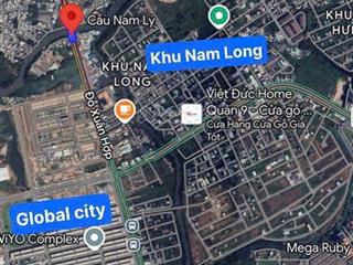 Bán đất nền sổ đỏ kdc nam long đường liên phường nằm cạnh the global city.  0932 087 ***