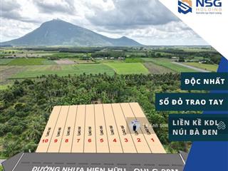 Chính chủ cần bán 10 lô tại khu du lịch núi bà đen. suối đá, dương minh châu, tây minh