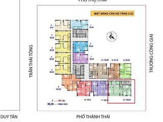 Căn hộ chung cư the park home giá tốt tại đường thành thái, cầu giấy, hà nội