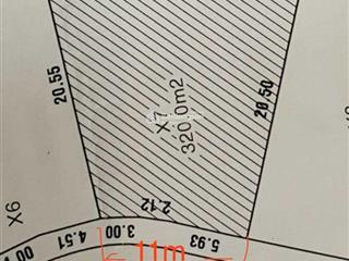 Bán biệt thự nhà xây dựng phần thô 320m2 đường đối diện công viên kdc đại phúc, xã bình hưng