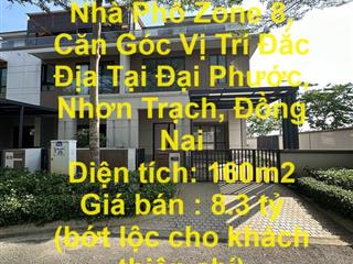 HOT! Sở Hữu Ngay Nhà Phố Zone 8, Căn Góc Vị Trí Đắc Địa Tại Đại Phước, Nhơn Trạch, Đồng