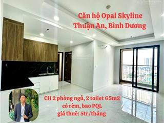 Siêu rẻ  cho thuê căn hộ 2 phòng ngủ opal skyline 5tr/tháng, nhà mới 100%