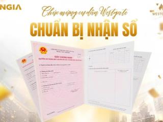 Giá tốt ch west gate 2pn, nội thất cao cấp, nhỉnh 2 tỷ bao sổ thuế phí,  ngay 0862 121 *** em thái