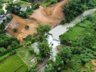 Bán 1,5ha đất, 446m2 thổ cư bám suối thác siêu đẹp tại kim bôi hoà bình, 1.35tỷ, 0969 065 ***