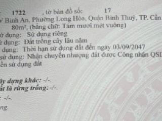 Bán đất nền diện tích rông đường làng hoa kiểng bà bộ giá dưới 3 tỷ