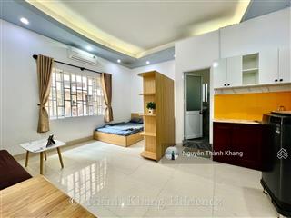 Cho thuê căn hộ studio, full nội thất, rộng 30m2, máy giặt riêng, ngay sân vận động phú thọ