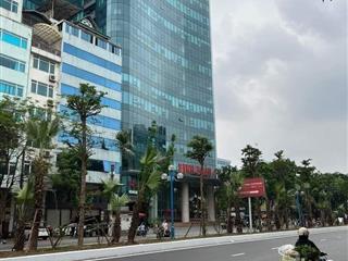 Cho thuê nhà mặt phố Hoàng Quốc Việt 50m*4T, vỉa hè rộng, kinh doanh sầm uất