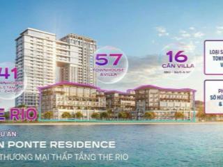 Quỹ hàng 5 căn độc quyền Sun Ponte cuối cùng chỉ từ 51tr/m2, bán chạy nhất Đà Nẵng 