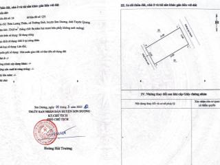 Cần bán lô đất thổ cư tại thôn Lương Thiện, xã Trường Sinh, huyện Sơn Dương, tỉnh Tuyên Quang.