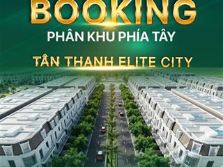 Nhận đặt ưu tiên các lô đất nền 100m2 tại dự án tân thanh elite city đã có sổ  giá từ 1,6tỷ/lô