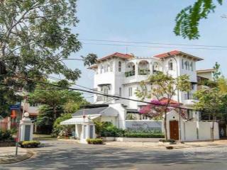 Bán biệt thự thảo điền góc 3 mặt tiền khu villa an ninh compound ven sông sài gòn 16,52x20m cn307m2