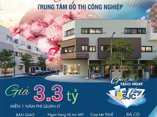 Bán nhà phố liền kề cát tường jhome môi trường sống đậm chất nhật bản, ngay tp thuận an bình dương