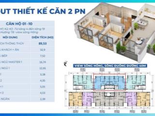 Chỉ từ 44tr/m2 sở hữu căn hộ 2PN-90m2 tại Khai Sơn City, Ưu đãi đến 375 triệu- Slot cuối cùng