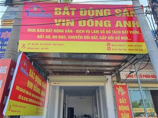 Bán đất thường lệ đại thịnh mê linh hà nội dt 100m2 mặt tiền 4m2 giá 4.2 tỷ cách 60m quốc lộ 23b