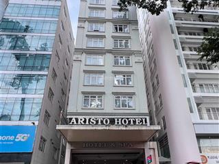 Bán khách sạn aristo 3a võ văn tần, p6, q3. dt 10*38m, cn 391m2, 11 tầng, 85 phòng. chỉ 380 tỷ tl