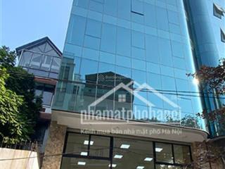 Siêu vip, bántòa building mặt phố hoàng quốc việt, (rẻ như trong ngõ), 205m2, 7 tầng, 82 tỷ