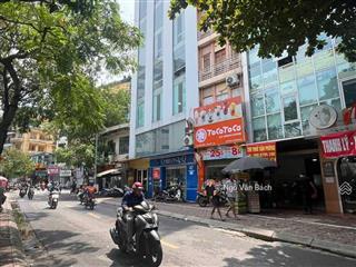 Bán tòa building vp mặt phố trung kính, 75m2, 8 tầng tm, vỉa hè 8m kd chỉ 35,8 tỷ