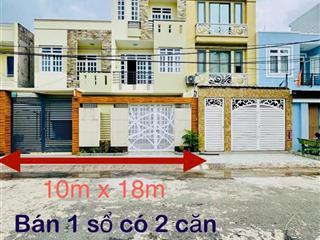 14,5 tỷ cho 2 căn nhà xây sẵn trên lô đất 10x18m, sổ hồng hoàn công, cách vòng xoay phú hữu 300m