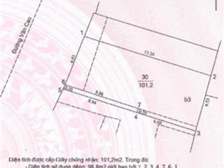 Tòa 10 tầng vp còn mới tại mặt phố văn cao. dt 101m2. mt 6m hậu 6,5m. gpxd  pccc. (chuẩn tt)